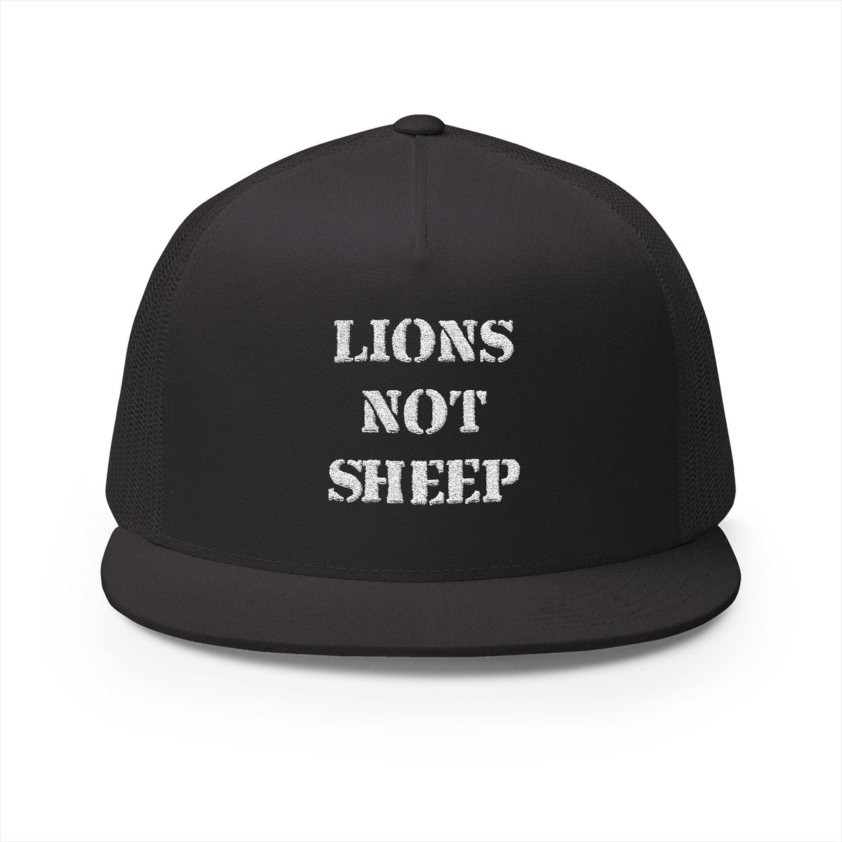 Lions Not Sheep &quot;OG&quot; 5 Panel Trucker Hat - Dark Version