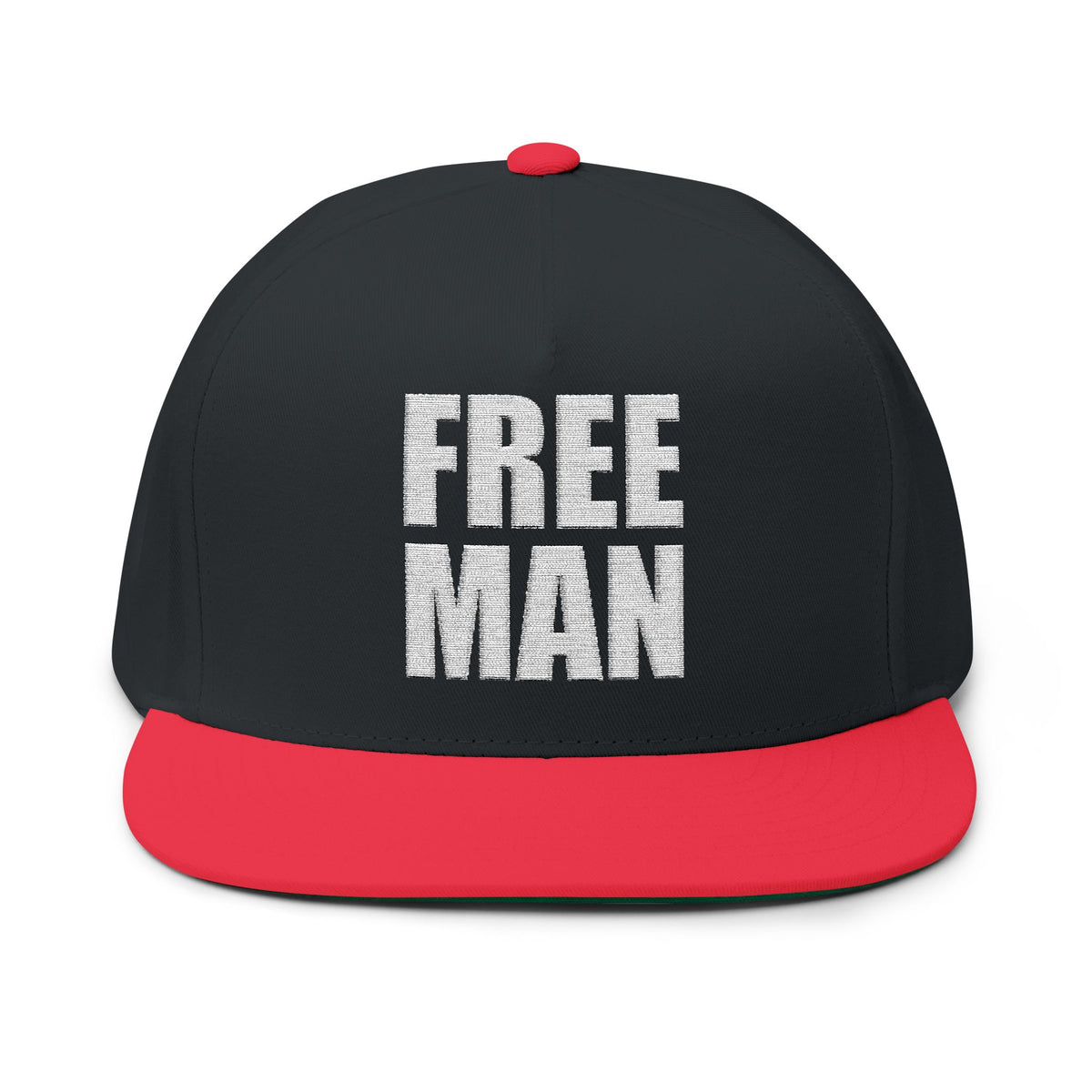 Lions Not Sheep &quot;Free Man&quot; Flat Bill Hat - Dark Version