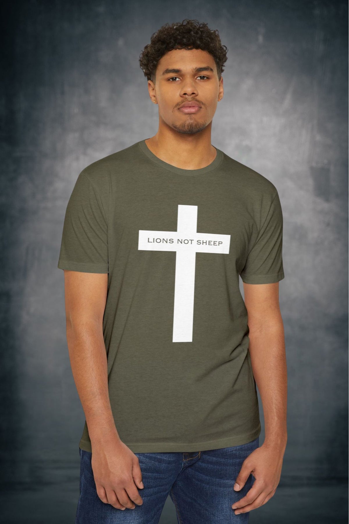 Lions Not Sheep “Cross” Tee