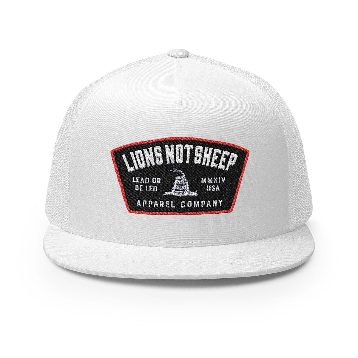 Lions Not Sheep &quot;Lead From the Front&quot; 5 Panel Trucker Hat